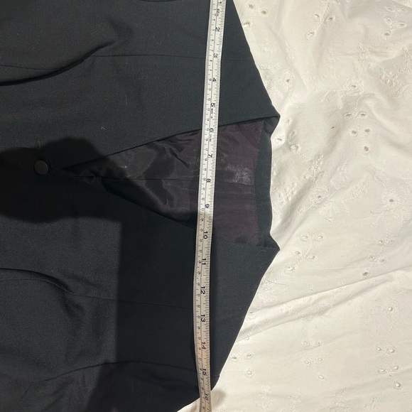 Fitted, lined black court waistcoat jacket. - Picture 7 of 8